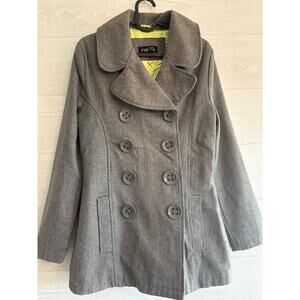 Winter coat grey/green